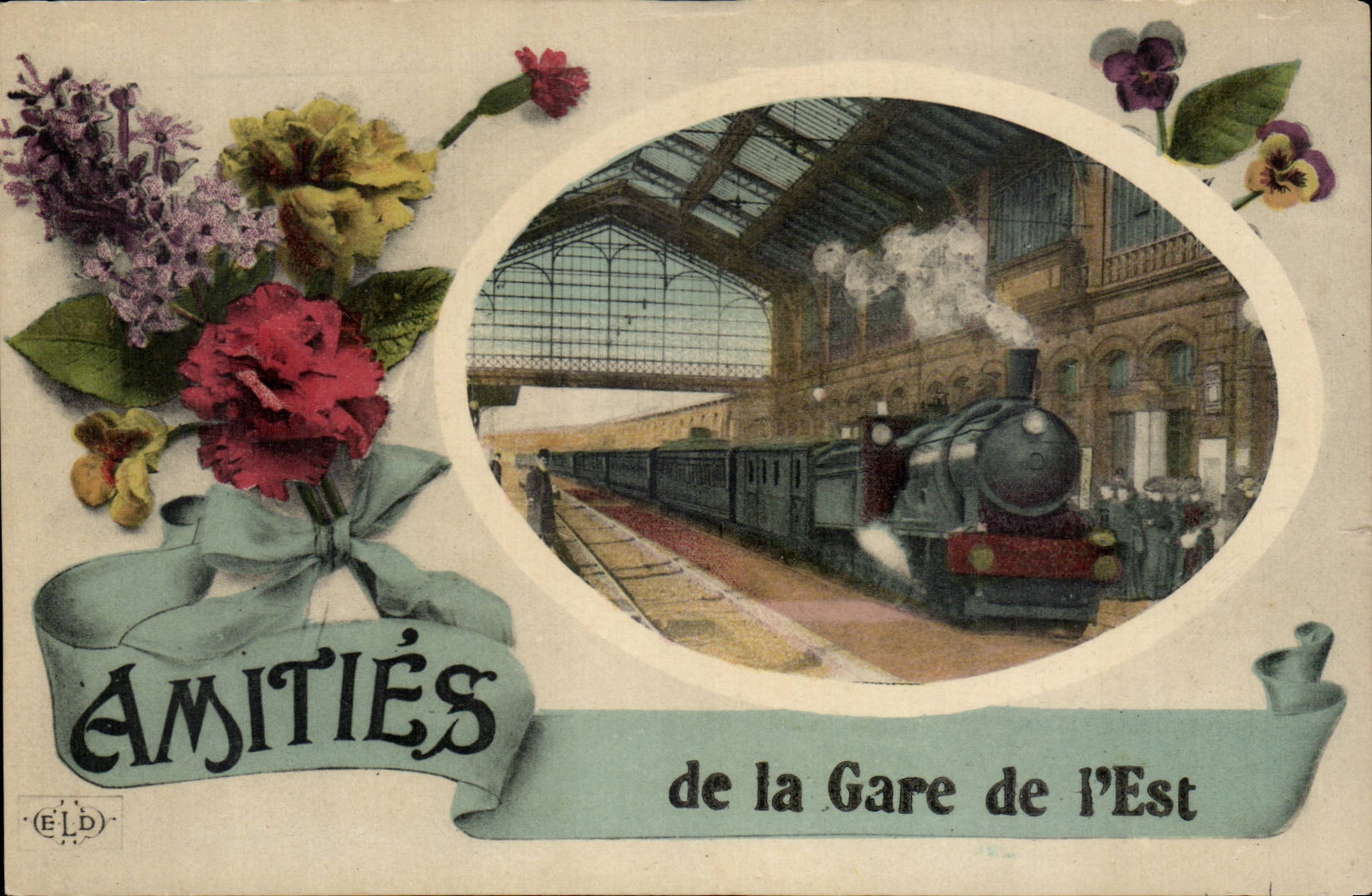 Paris CPA Gare de l'Est (train)