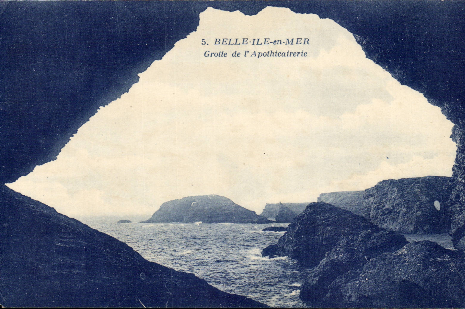 Belle-Île-en-Mer — Grotte de l’Apothicaire — Verlag G. Arland, Nantes