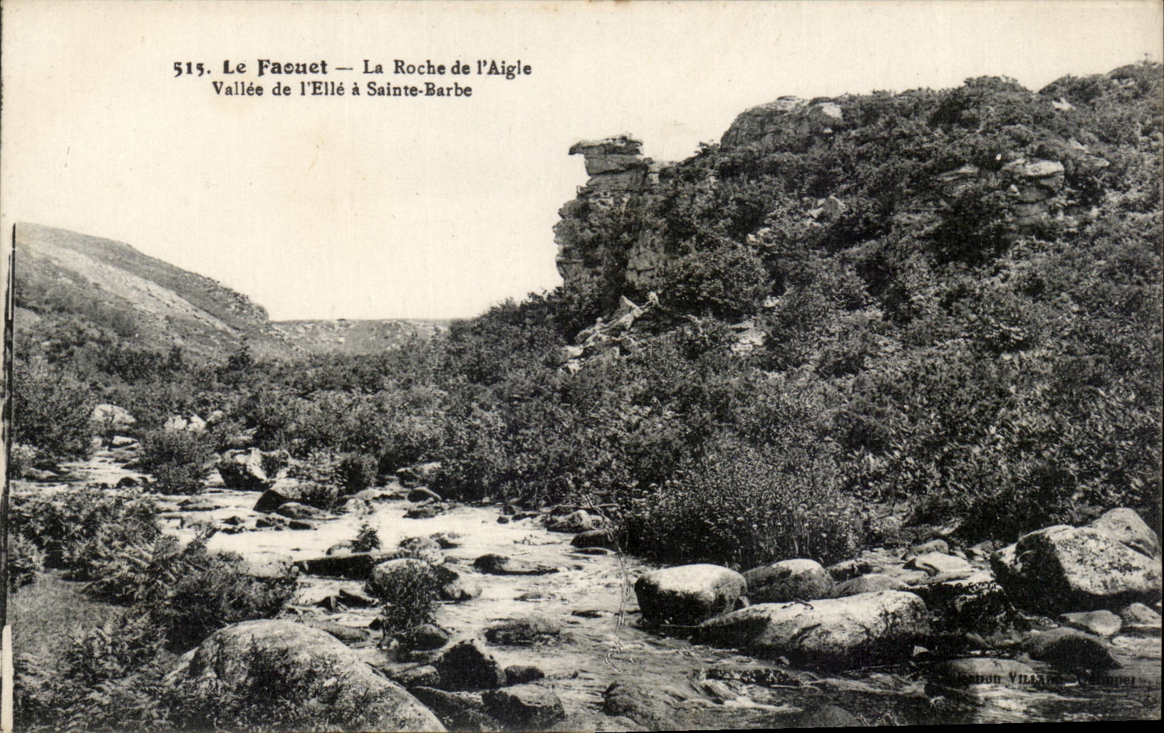 Le Faouet - La Roche de l'Aigle Vallee de l'Elle a Sainte Barbe - CPA 