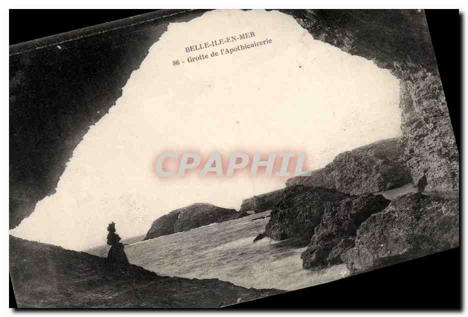 Belle-Île-en-Mer — Grotte de l'Apolhicairerie — Verlag unbekannt, Nr. 86