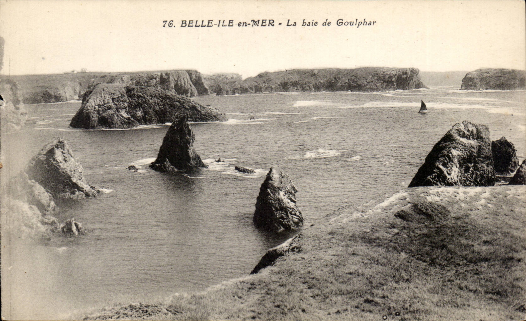 Belle-Île-en-Mer - La bahía de Goulphar — J. Nozais, Nantes