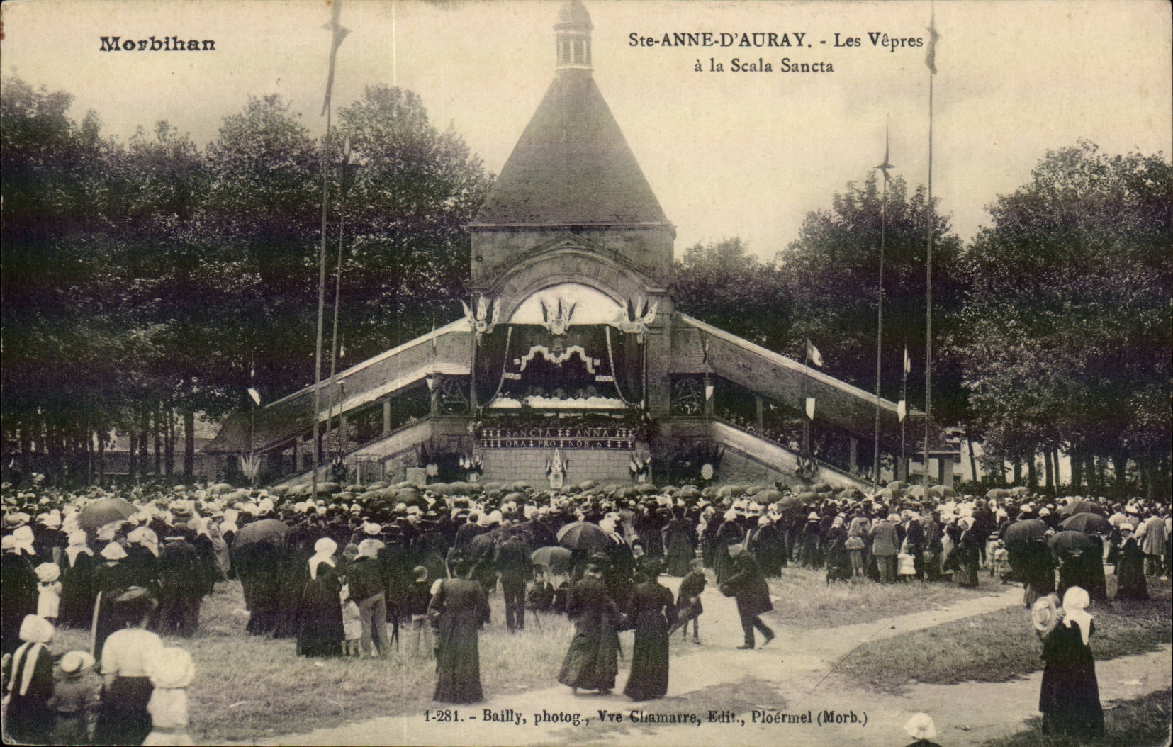 Ste-ANNE-D'AURAY - Die Vesperfeier an der Scala Sancta — Vve Clamare, Verlag, Ploërmel (Morbihan)