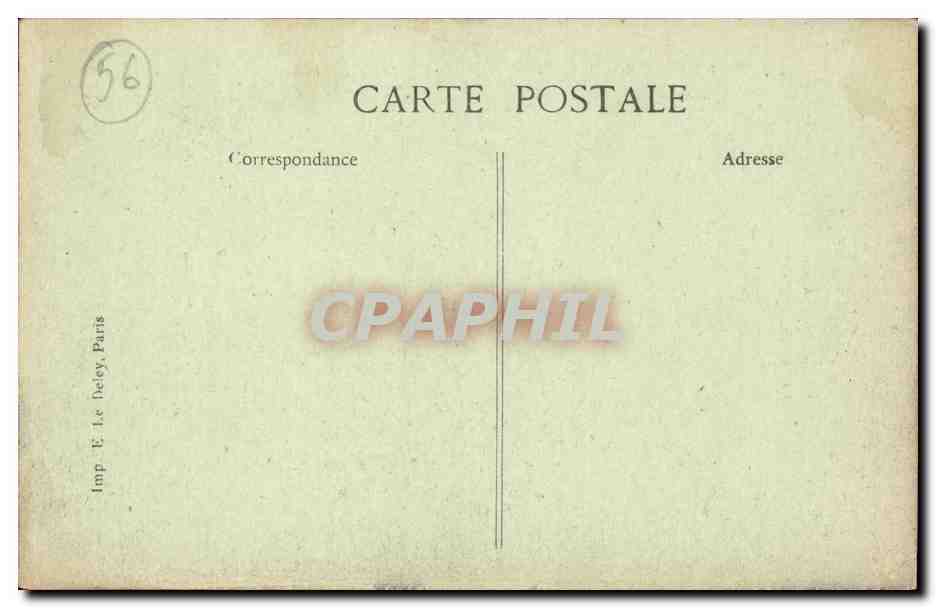 Malestroit CPA L'eglise Entree principale — Verso