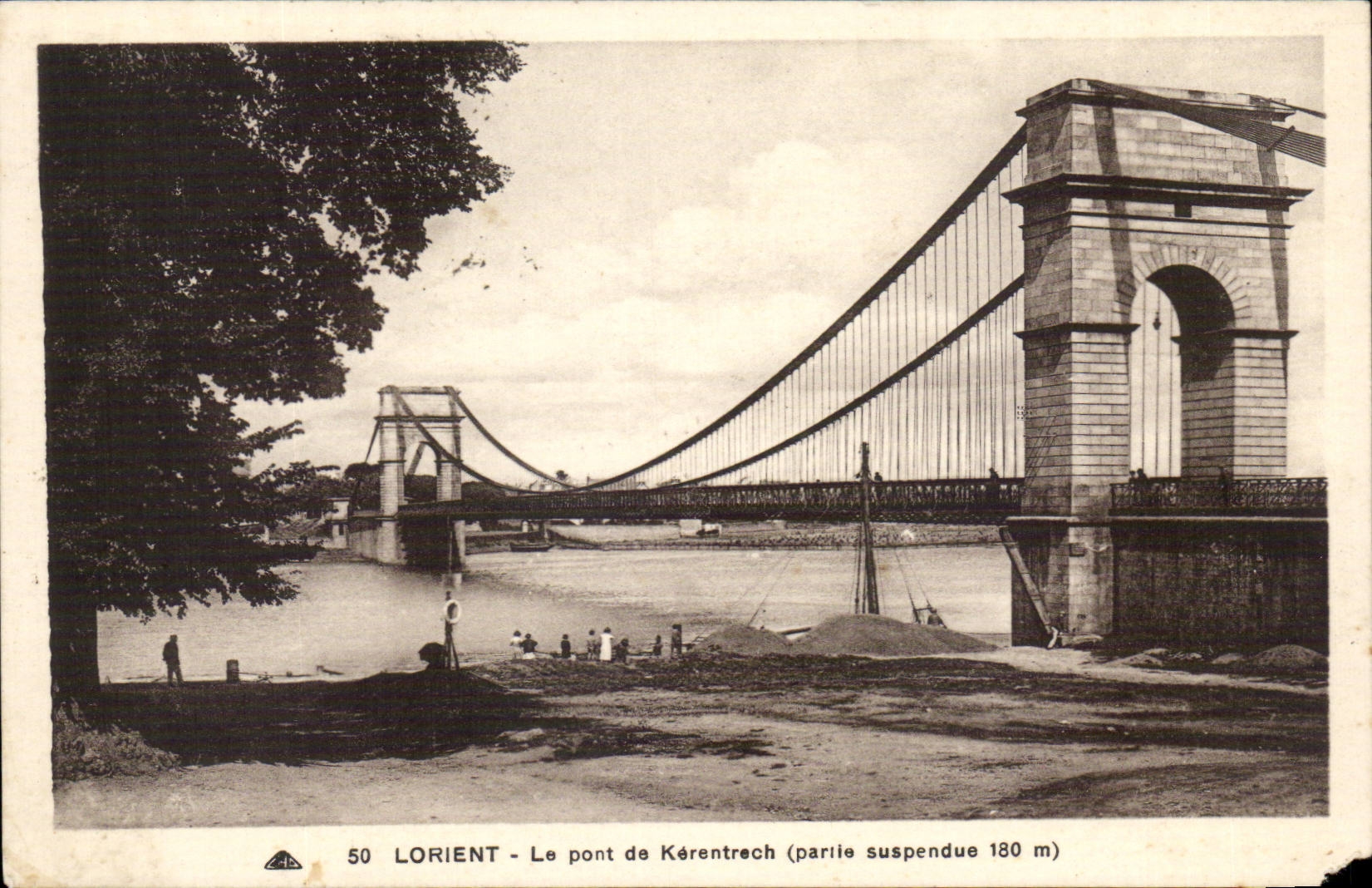 Lorient CPA Le pont de Kerentrech 