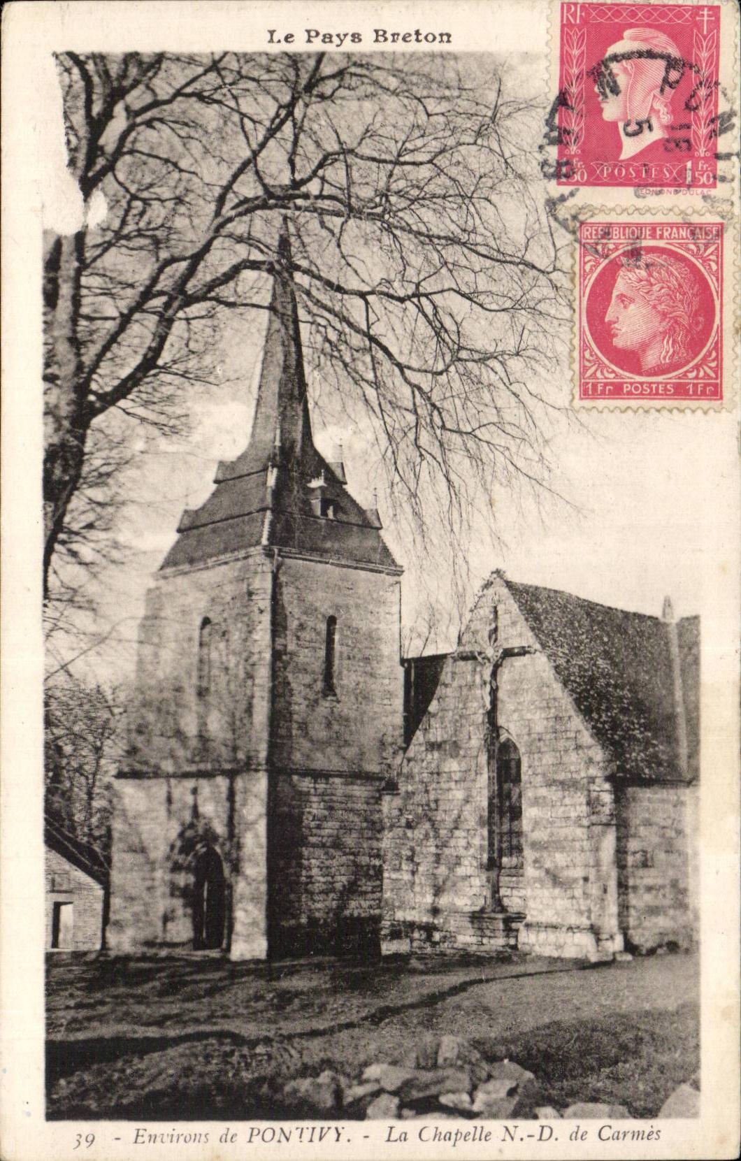 Environs de Pontivy - La Chapelle N.-D. de Carmés — Le Pays Breton, n°39