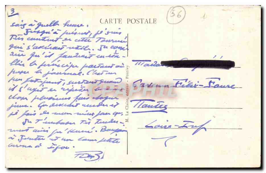 Environs de Pontivy - La Chapelle N.-D. de Carmés — Le Pays Breton, n°39 — Rückseite
