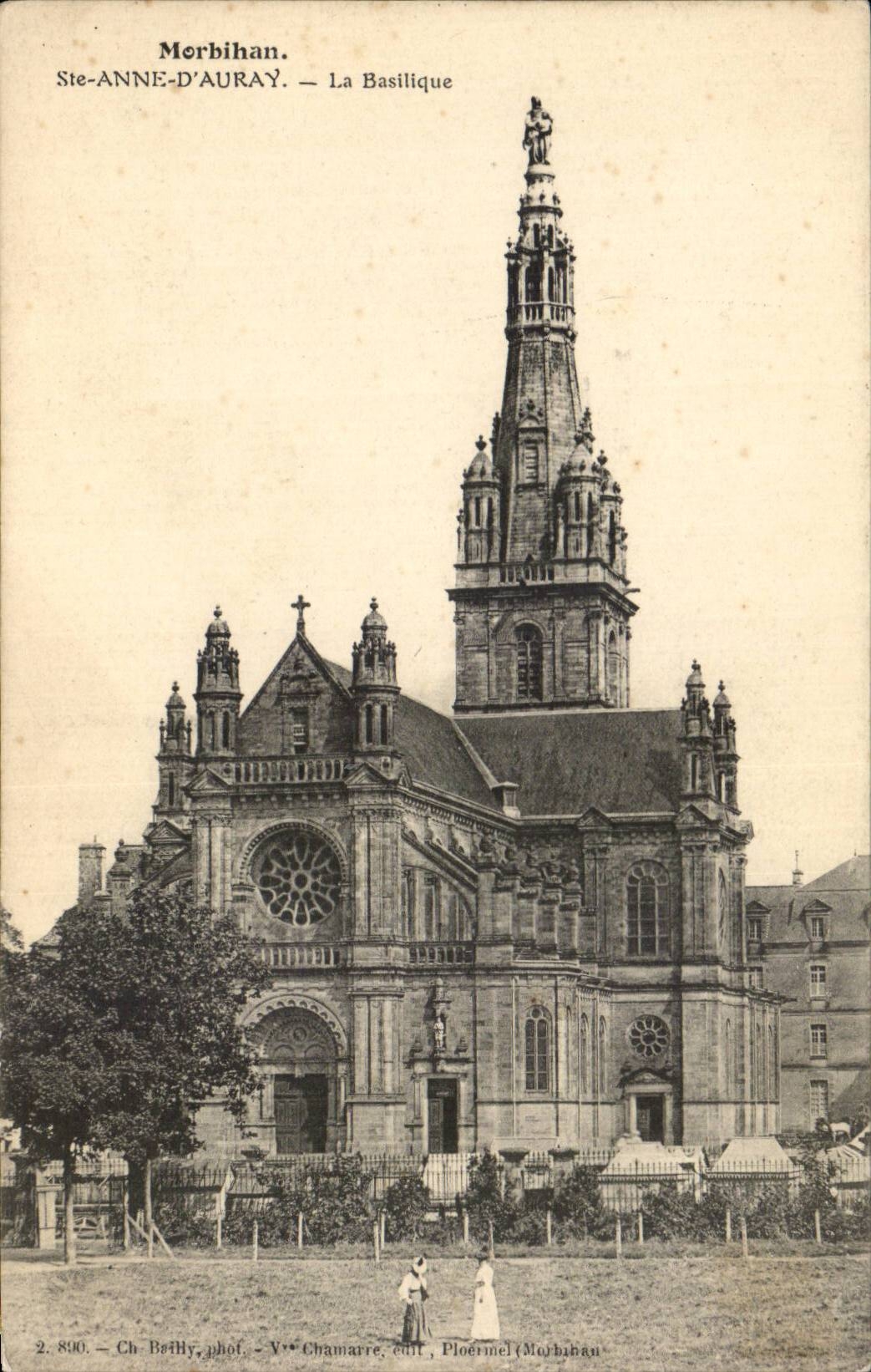 Ste-Anne-d'Auray — Die Basilika — Ch. Bréhy, phot. V. Chammarre, Ploërmel (Morbihan)