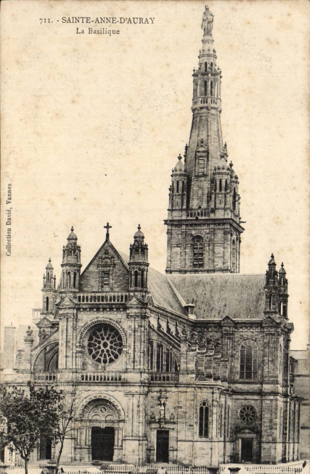 Sainte-Anne-d'Auray — La Basilique — Collection David, Vannes, n°711