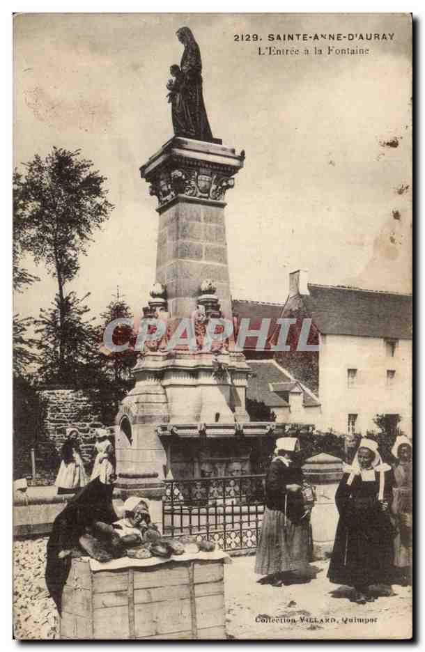 Sainte-Anne-d'Auray — L'Entrée à la Fontaine — Collection Villand, Quimper