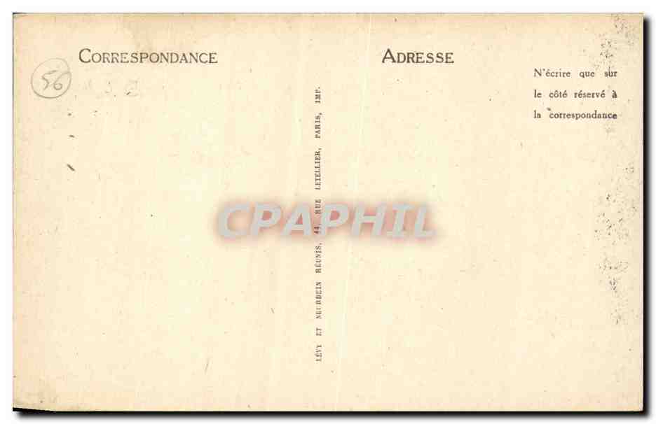 Vannes CPA Le port — Rückseite
