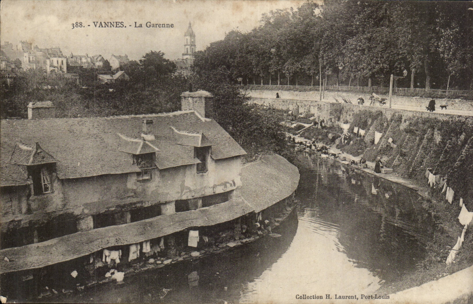 VANNES - La Garenne — Collection H. Laurent, Port-Louis, n° 388