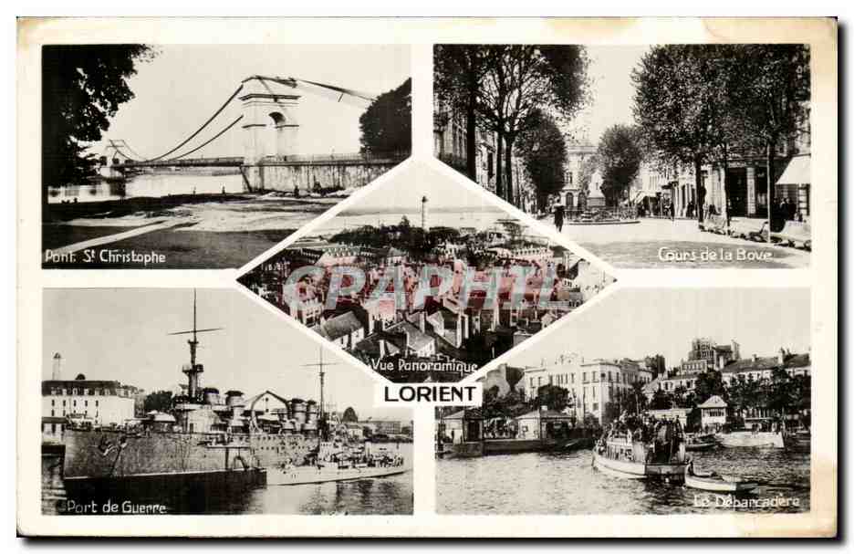 Lorient — Vue panoramique et sites — Édition Mésky, Rennes