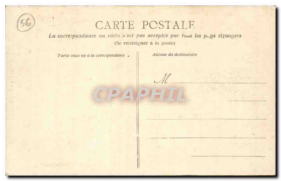 Carnac CPA Saint Connely et ses boeufs — Rückseite