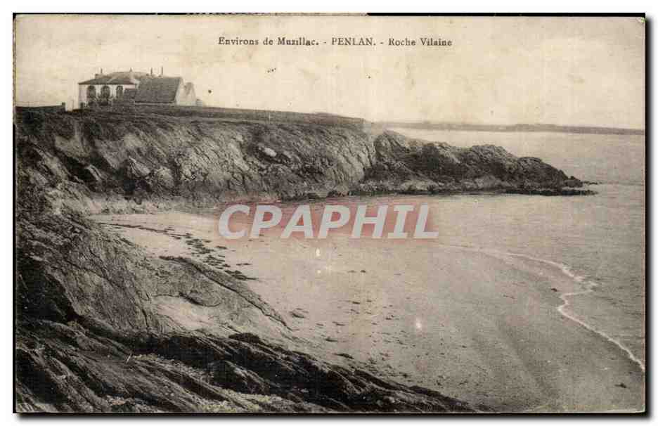 Environ de Muzillac - PENLAN - Roche Vilaine — Carte postale ancienne