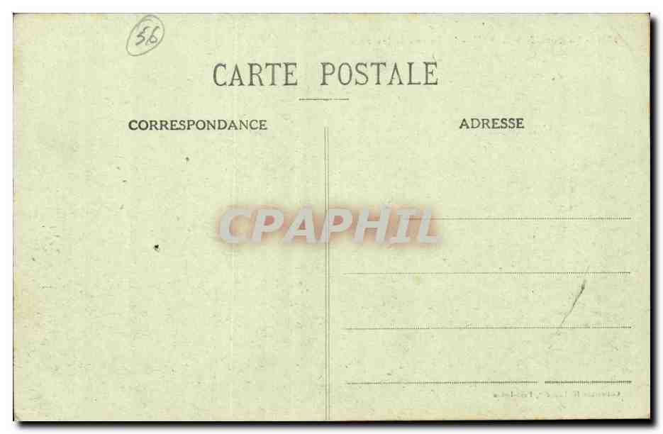 Um SARZEAU - Le Fuseau de Jeannette — Sammlung H. Laurent, Port-Louis — Rückseite