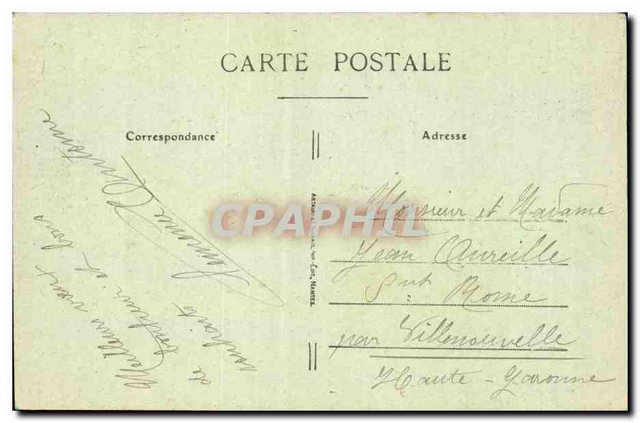 Morbihan CPA Jeune fille de Vannes (folklore) — Verso