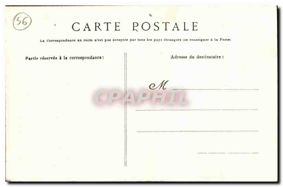 Saint Anne d'Auray CPA L'entree a la fontaine miraculeuse — Verso
