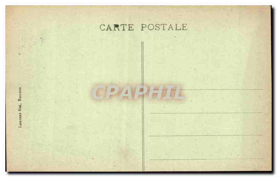 Belle Isle le Palais CPA Le port — Rückseite