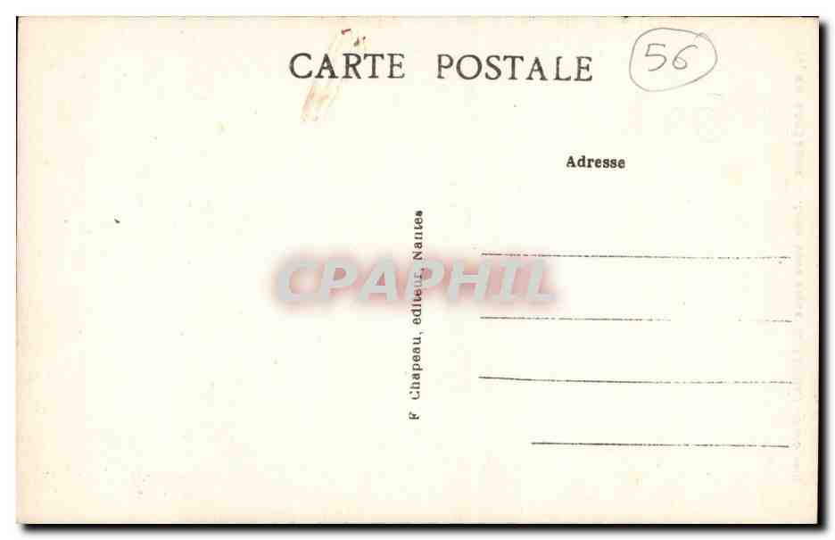 CPA En Bretagne Trois bons vieux du Faouet (Morbihan) — Rückseite