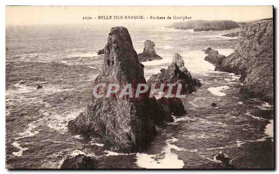 Belle-Île-Bangor — Goulphar-Felsen — Laurent-Nel, Rennes