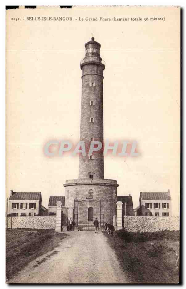 Belle-Île-Bangor — Le Grand Phare (hauteur totale 50 mètres) — Laurent-Nel, Rennes
