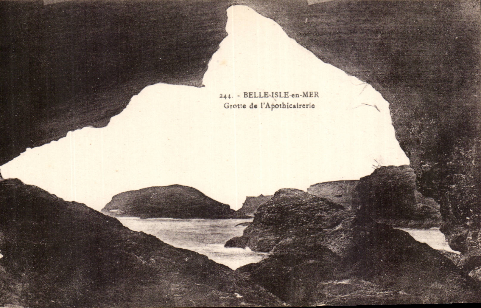 Gruta del Apotecario — Belle-Île-en-Mer — Editor Laurent-Nel, Reunnes, n° 244