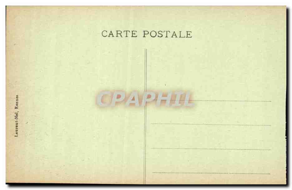 Béle-Isle-en-Mer-Sauzon — Les Poulains — Fort de Sarah-Bernhardt — Rückseite