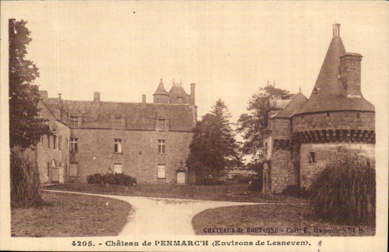 CPA Chateau de Penmarch (environs de Lesneven)