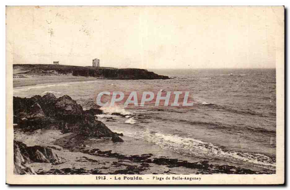 Le pouldu CPA Plage de Belle Angenay