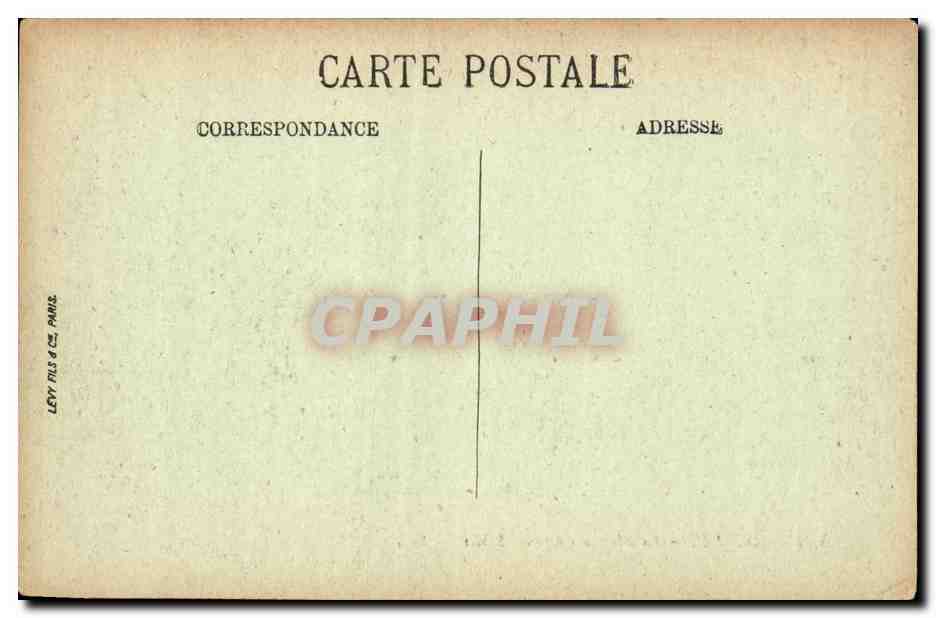 Le Pouldu CPA La plage des grands sables — Rückseite