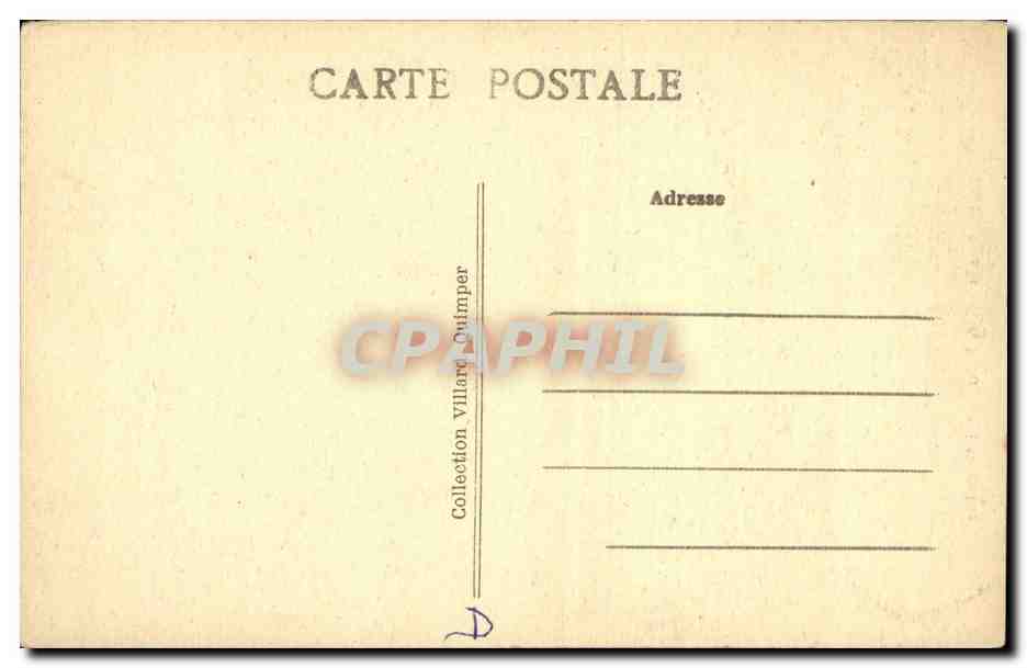 CPA Fille et Gas de Plougastel DAoulas (folklore costume enfants) — Rückseite