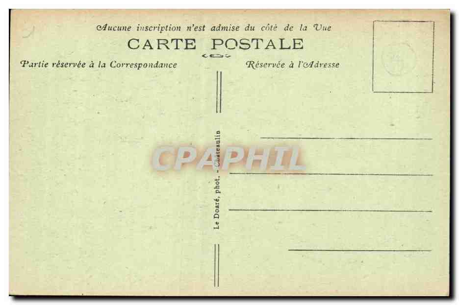 Pleyben - La Calvaire vu du Clocher - Tres curieux par la vue de la disposition es divers groupes - CPA  — Rückseite