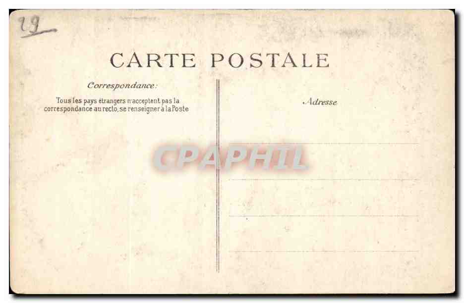Scaer - Fantasie - Costumes Ancien de Nevez et Scaer - En Bretagne - CPA  — Rückseite