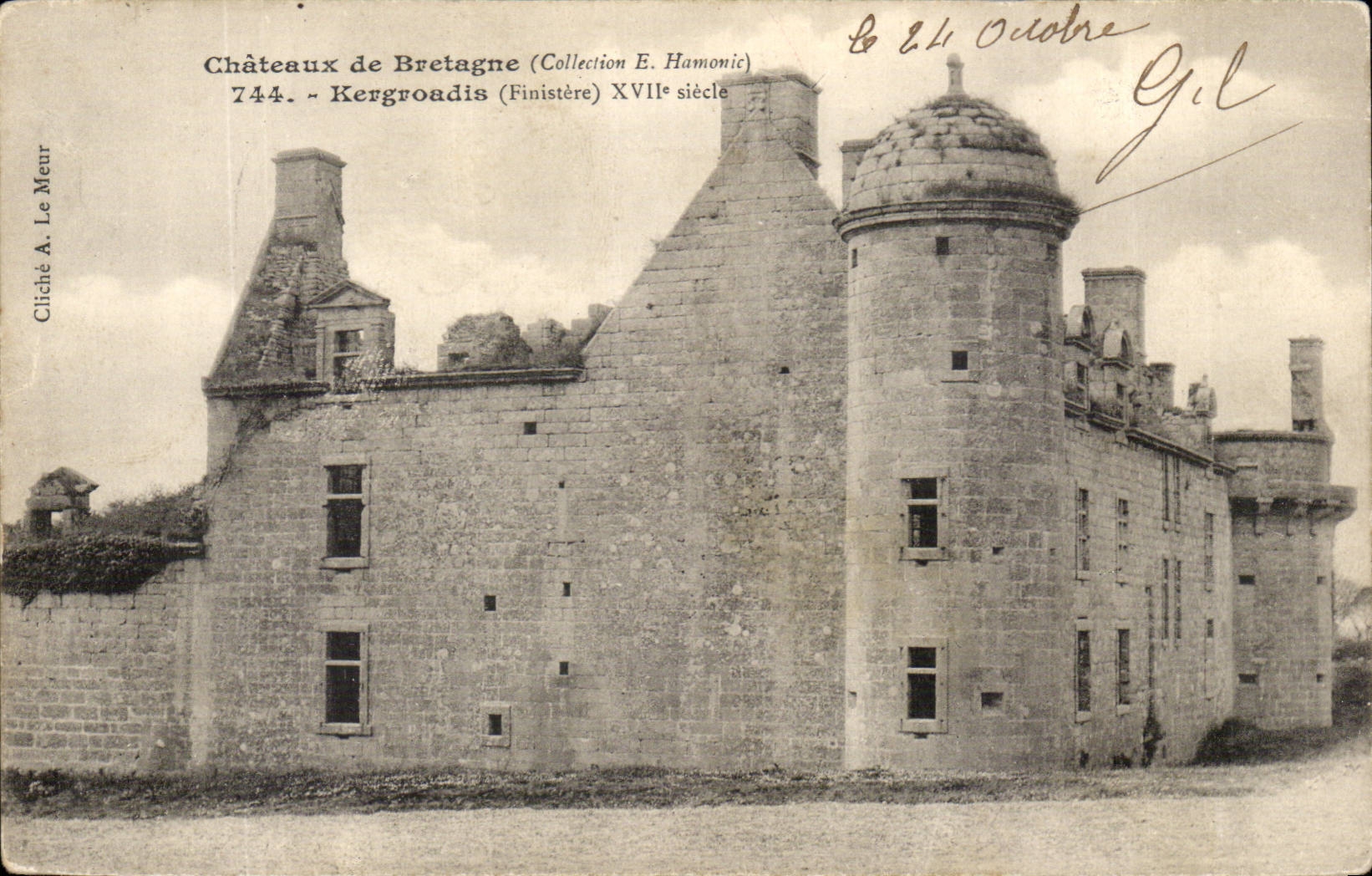 Kergroadis - Chateau de Bretagne - XVII siecle - CPA 