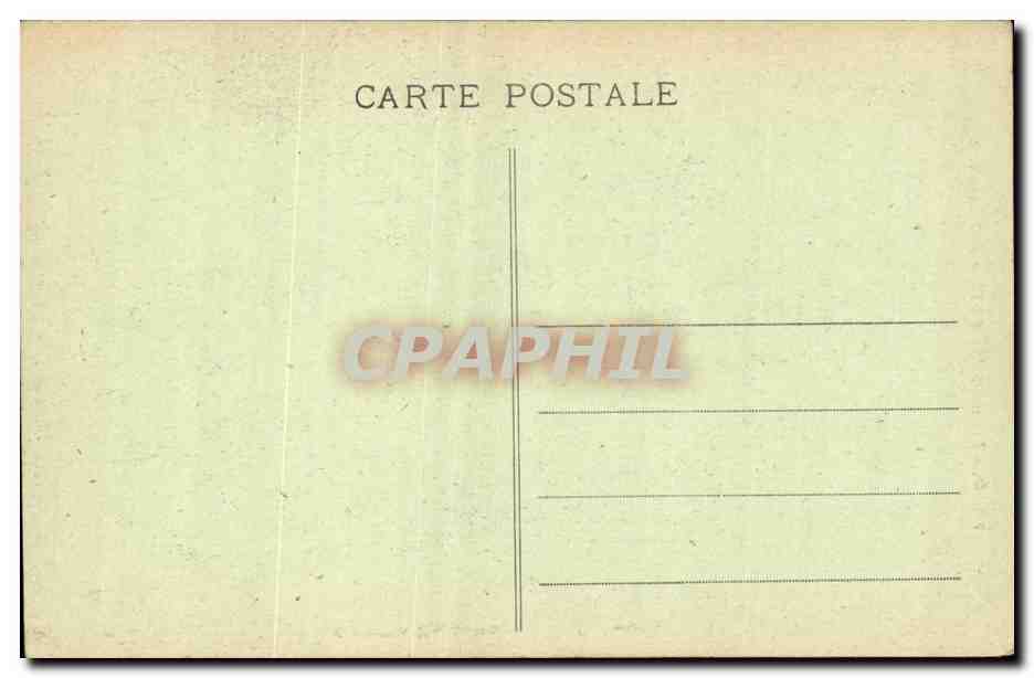 Ile D'Ouessant - Jeune Fille - Fantaisie - Young Woman in gorgeous costume - CPA  — Verso