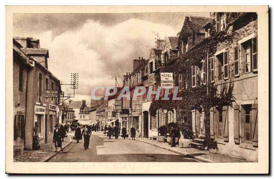 Landivisiau - La Rue Louis Pasteur - Hotelr - CPA 