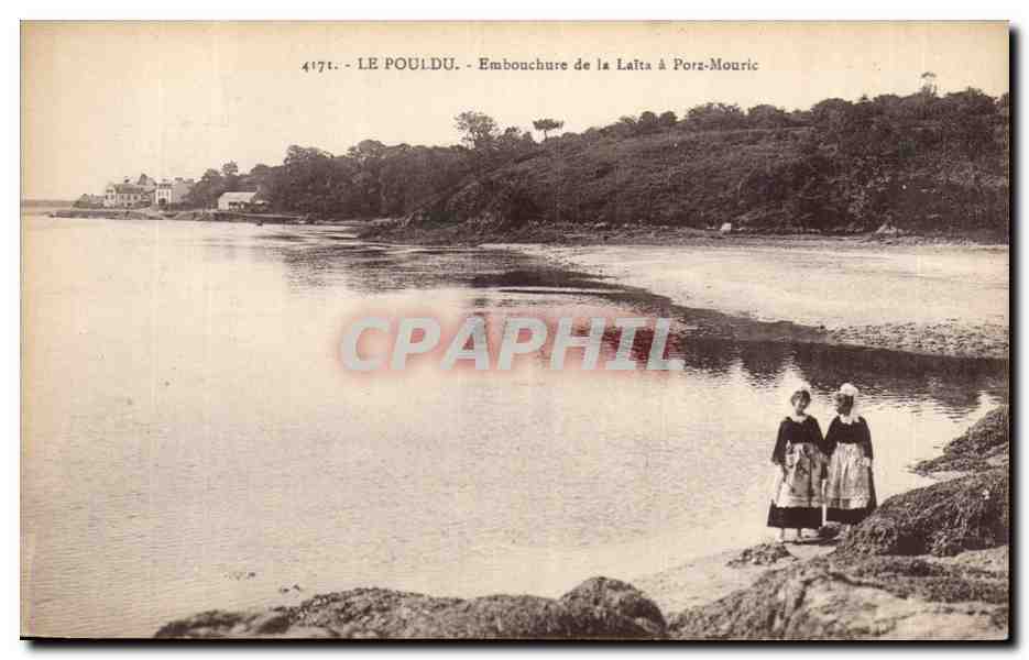 Le Pouldu - Embouchure de la Laita a Porz Mouric - CPA 