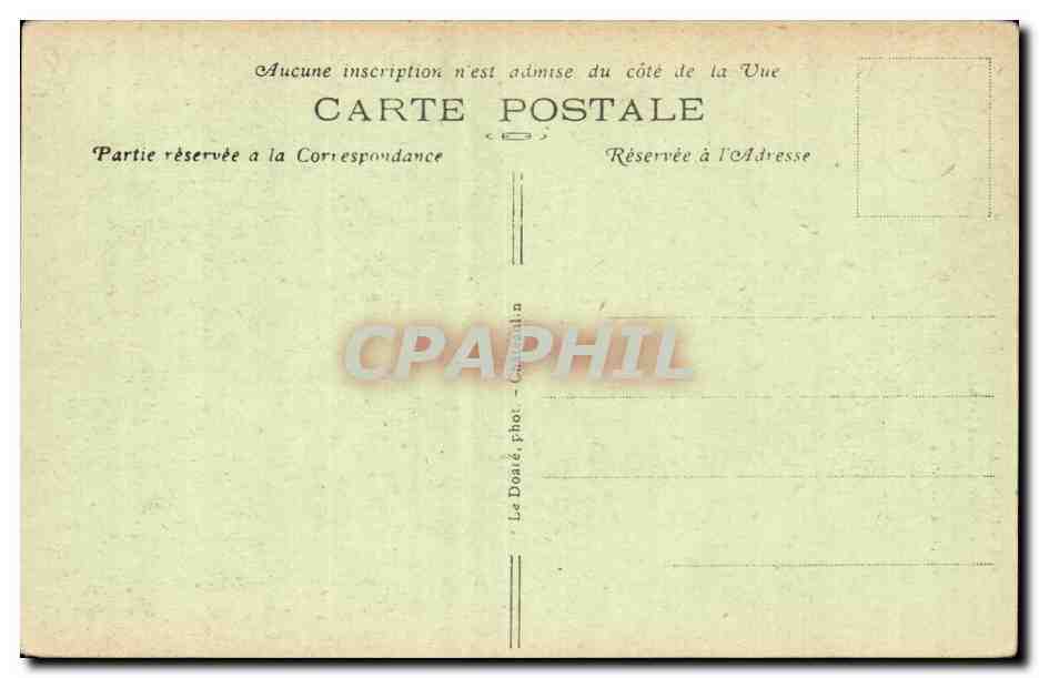 Daoulas - Porche de l'Ancienne Eglise 1566 - CPA  — Rückseite