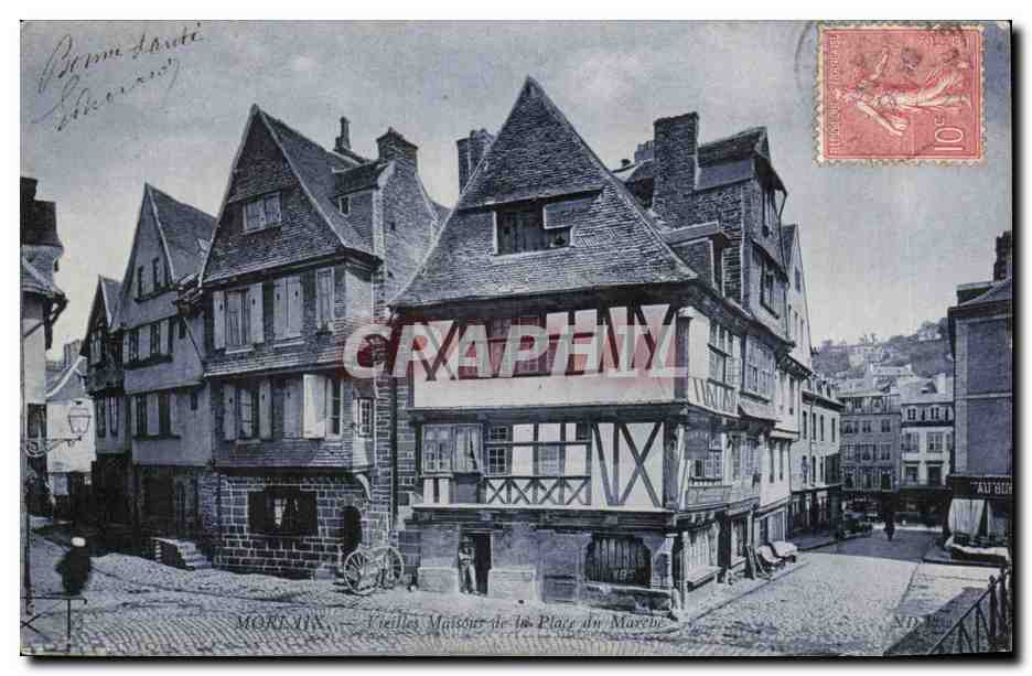 Morlaix - Vieile Maison de la Place de Marches - CPA 