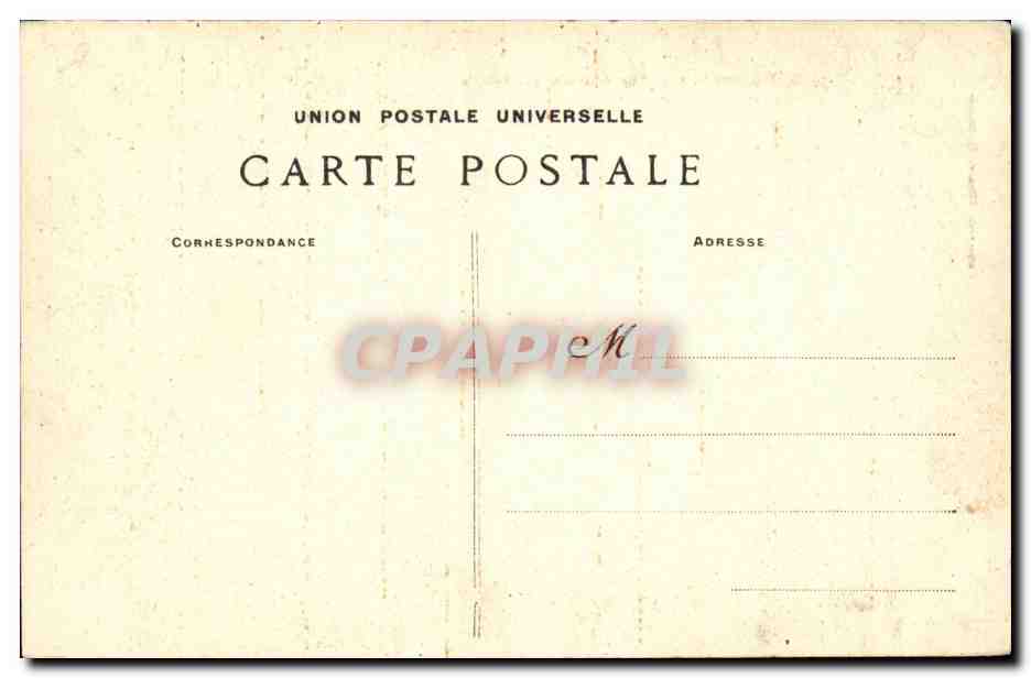 Rosporden CPA Vue generale des etangs — Rückseite