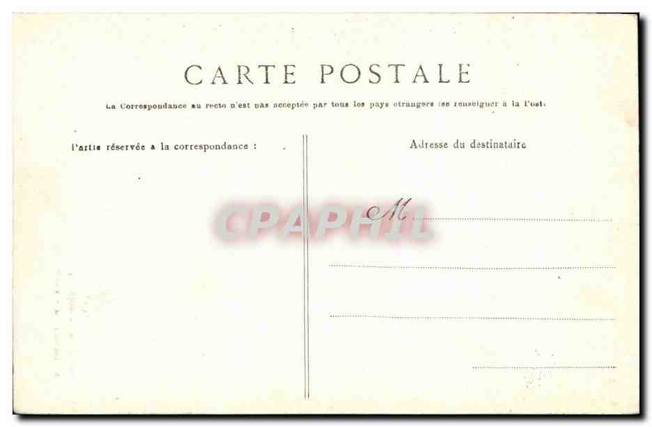 Rosporden CPA L'eglise Cote Nord — Rückseite
