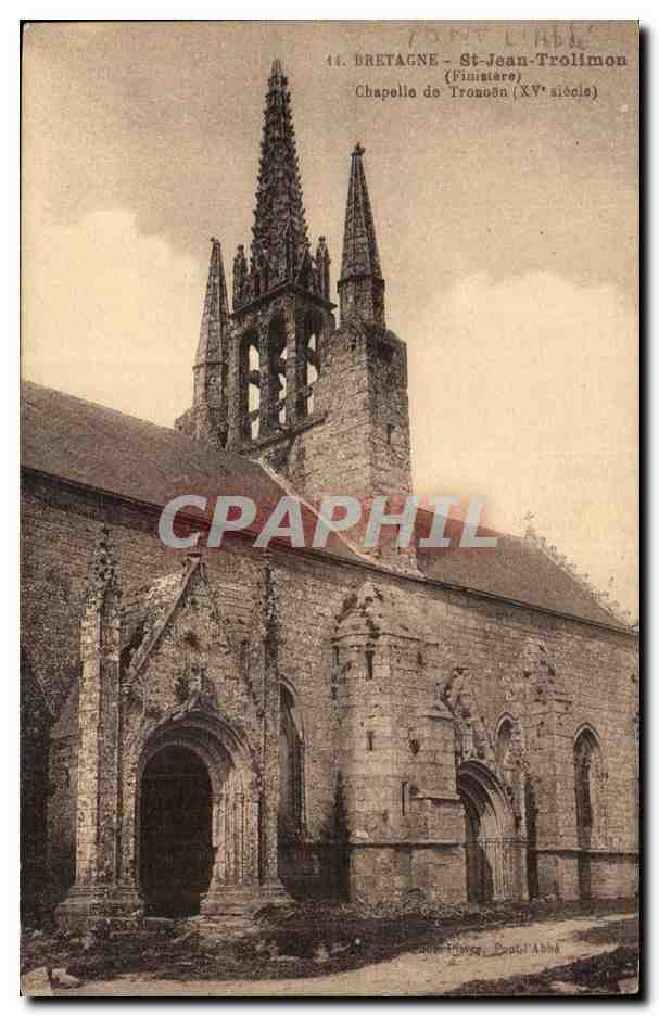 Saint Jean TRolimon CPA Chapelle de Tronoen