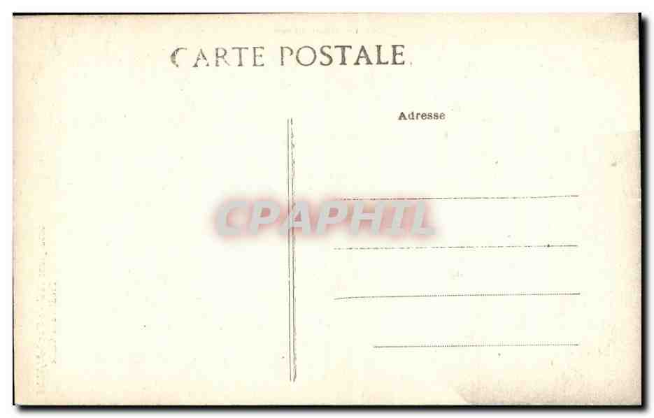 CPA Jeune fille de Pont L'abbe Profil de la coiffe — Rückseite