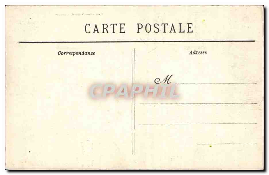 Rosporden CPA Etude d'arbres aux etangs — Rückseite