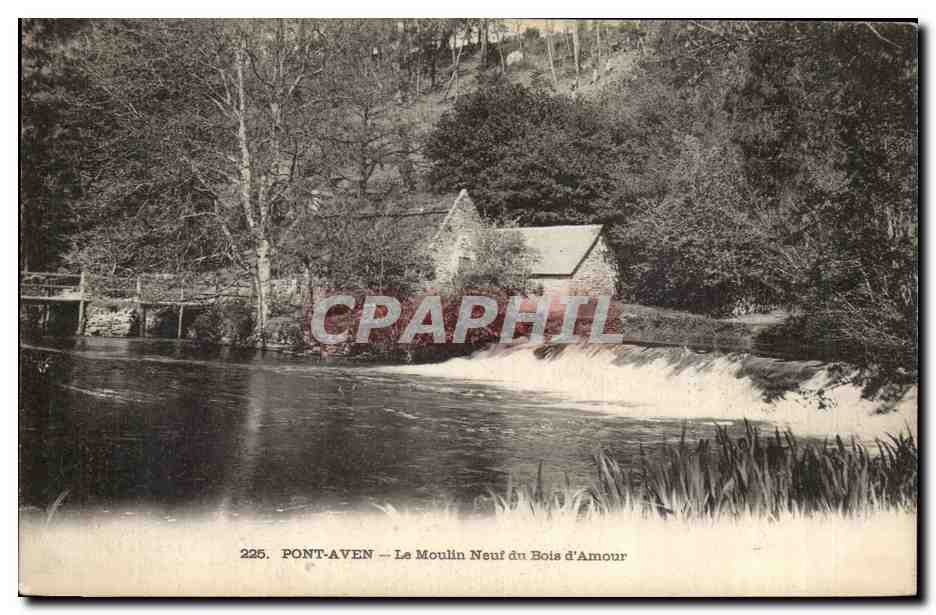 Pont Aven CPA Le moulin neuf du bois d'amour