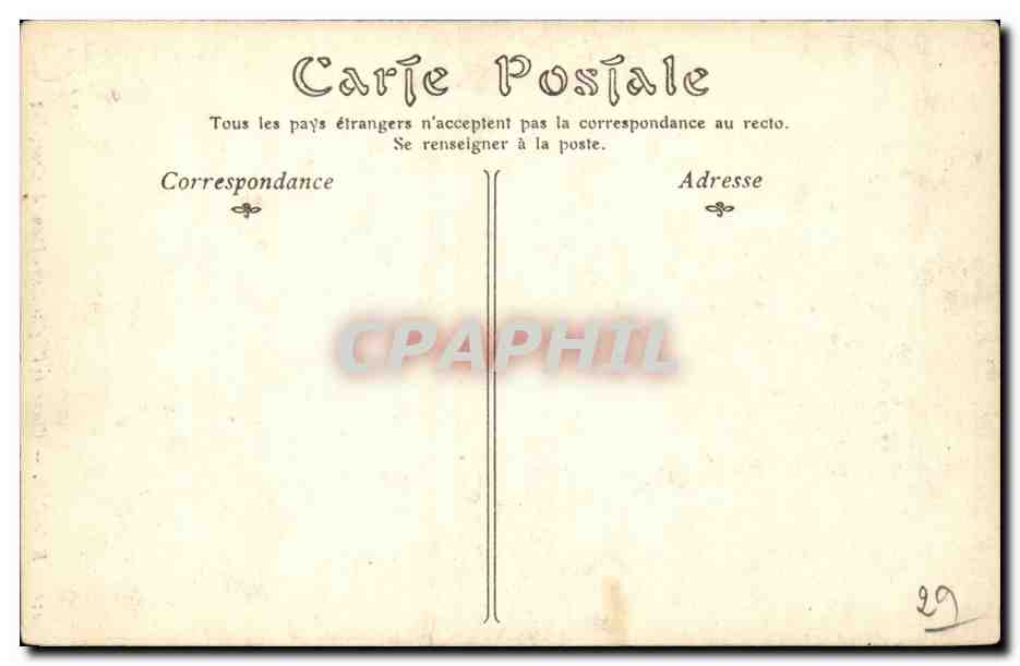 Roscoff CPA Choeur de l'eglise Notre DAme de CRoaz Baz — Rückseite