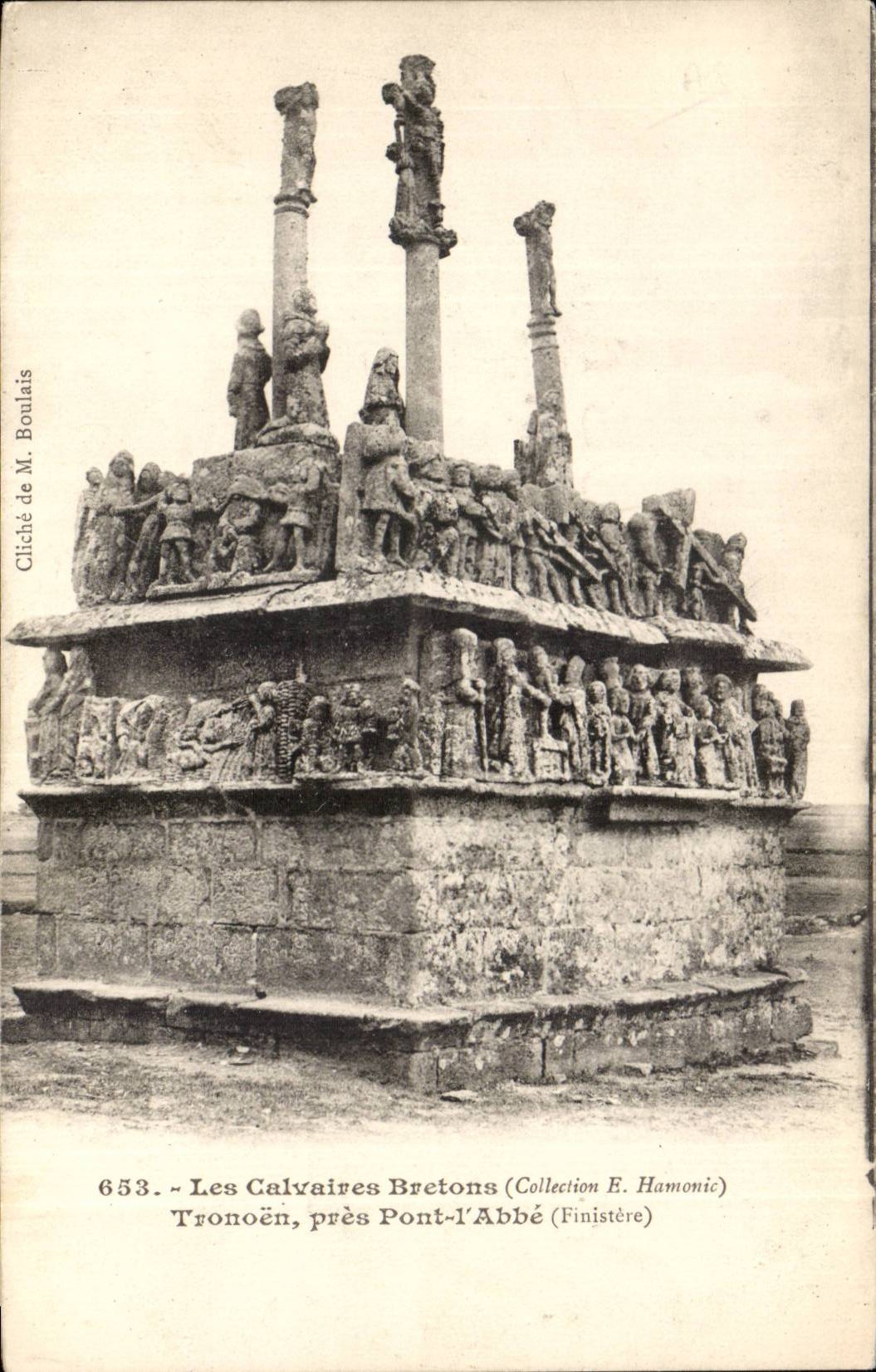 Les calvaires bretons CPA TRonoen pres Pont l'abbe