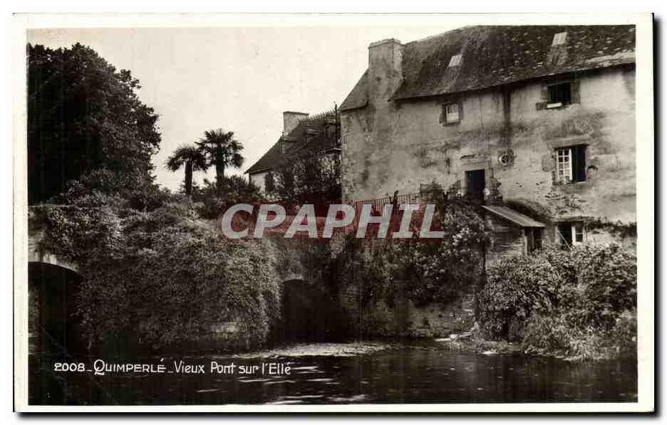 Quimperle CPA Vieux pont sur l'Elle