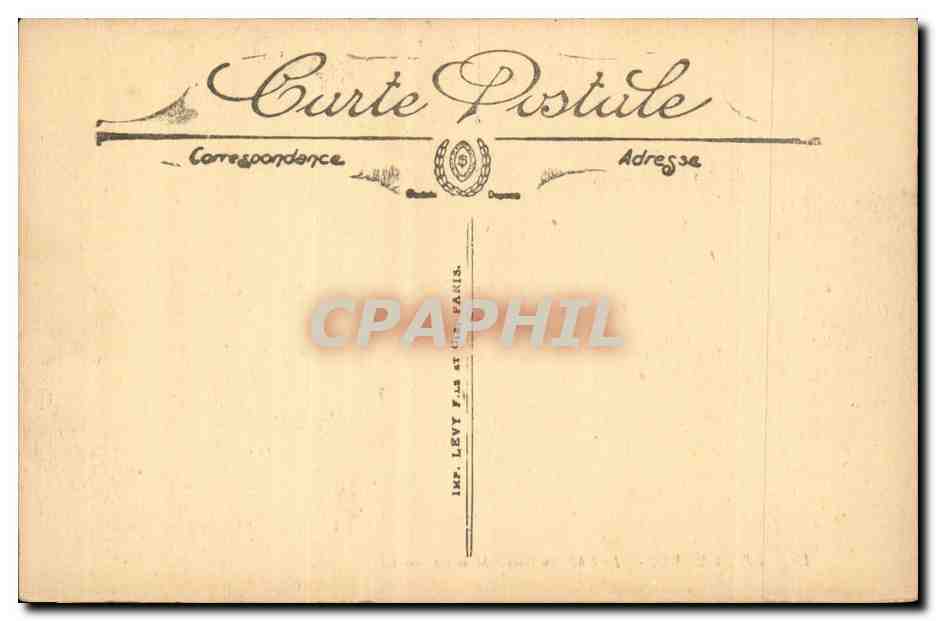 Le Pouldu CPA Le chateau Saint Maurice — Rückseite