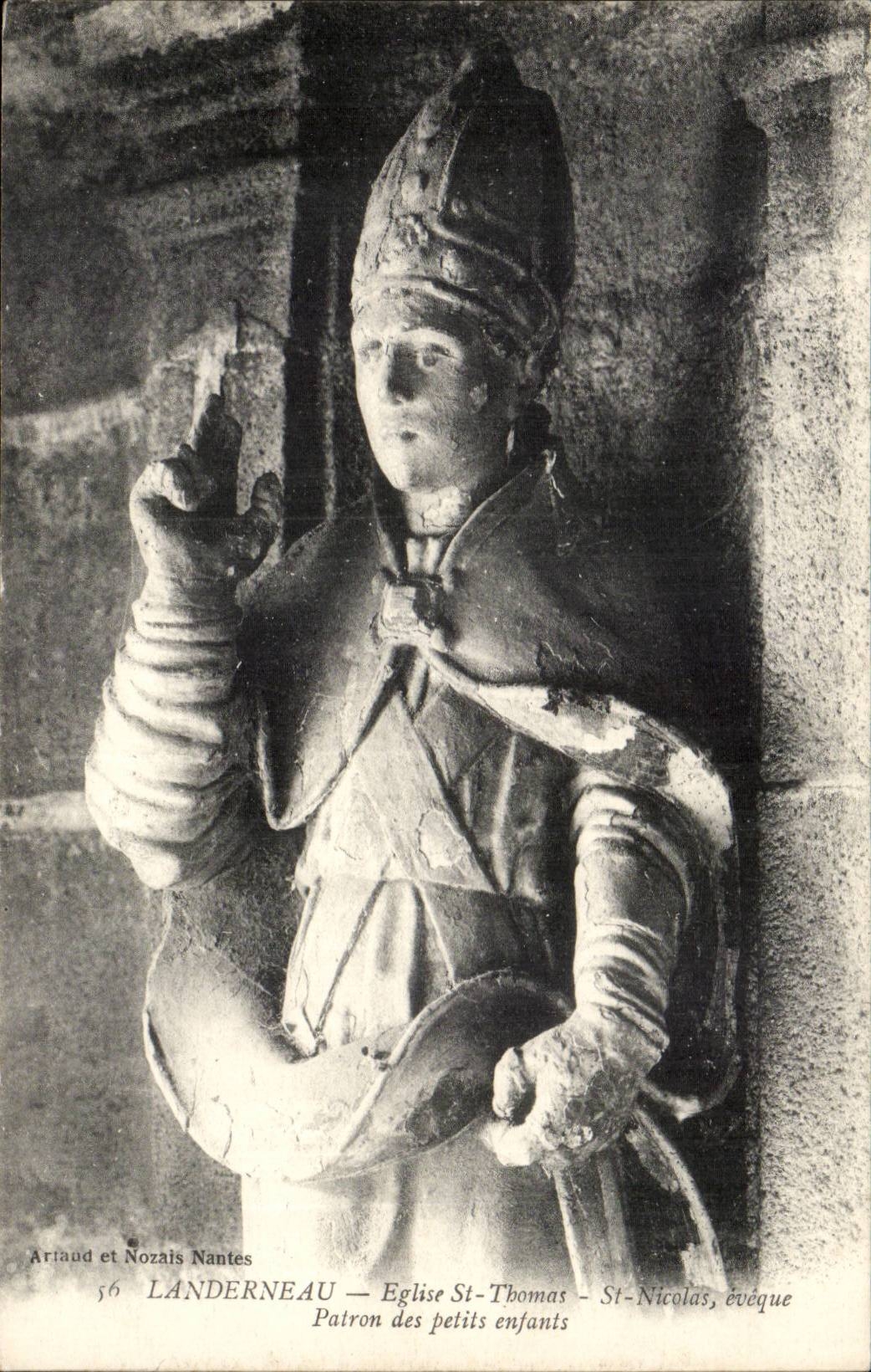 Landerneau CPA Eglise St Thomas Patron des petits enfants